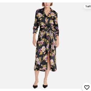 Cinq à Sept $495 Brigitte Floral Jacey Dress 6‎ S M